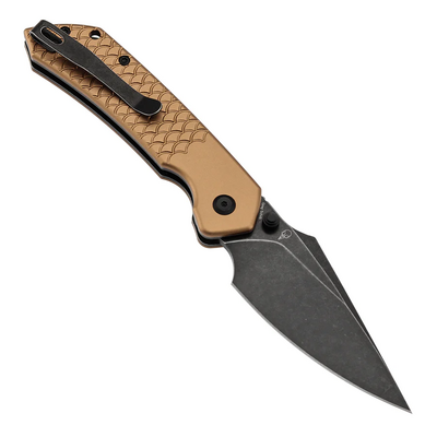 Tenable Knives Fenrir Blackwash Nitro V, Bronsanodiserad Aluminium+ Fiskfjäll - KNIFESTOCK