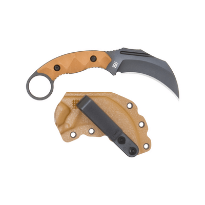 Halfbreed Blades Close Quarters Combat - Pevná čepel CQB-02P - K340-Dark Earth - KNIFESTOCK