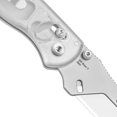 Kizer Drop Bear Utility Azo SK5 &amp; 5Cr15 Acrylic V3619JA5 - KNIFESTOCK