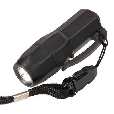 Mil-Tec MINI LAMPĂ DE SALVARE 3 LED-uri neagră 15180002 - KNIFESTOCK