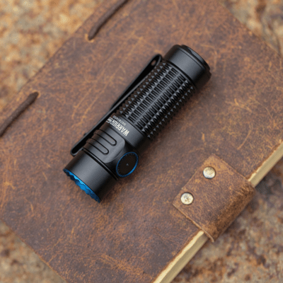 Olight Warrior Nano Rechargeable LED Flashlight (Black) - KNIFESTOCK