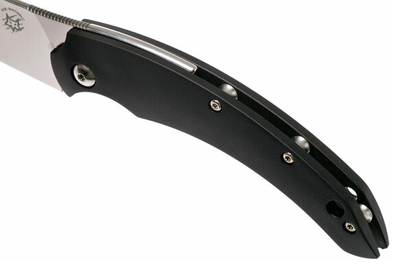 Fox Knifes FX-518 Bastinelli Slim Dragotac Piemontes N690 Blade FRN Leather Pouch - KNIFESTOCK
