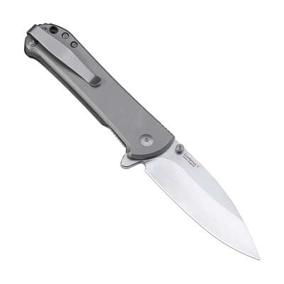 Kizer Coniferous V 154CM Blade Titanium+Micarta Handle V4609C1 (3.35&quot; Stonewash) - KNIFESTOCK