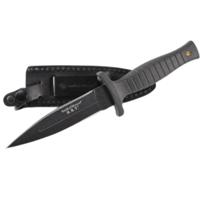 Smith &amp; Wesson HRT Dolch Falsche Schneide Schwarz SWHRT9BFCP - KNIFESTOCK