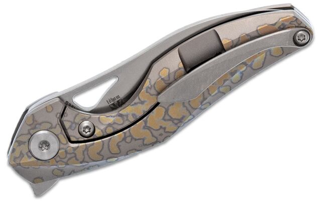 Bestech THE RETICULAN CPM-S35VN, Stonewash+Satin, Titanium, Grey and Colorful BT1810E - KNIFESTOCK