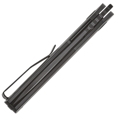 Petrified Fish PFE16 El Camino Black Stonewashed N690 PVD Black Aluminium PFE16DADW - KNIFESTOCK