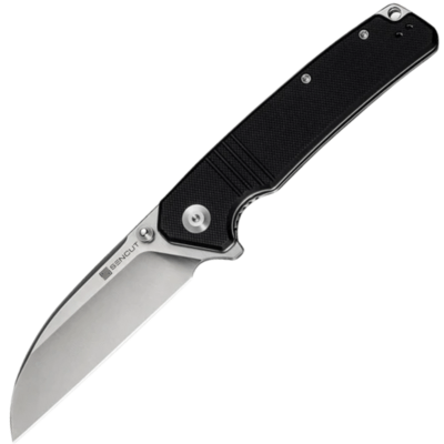 Sencut Awassi Black G10 Handle Satin Finished 9Cr18MoV BladeLiner Lock - KNIFESTOCK
