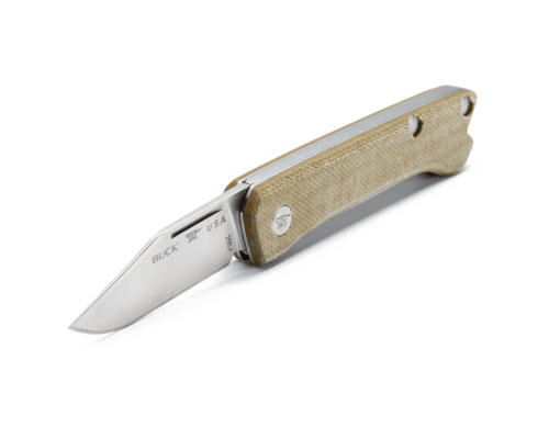 BUCK Saunter, Clip Point, Green Micarta BU-0250GRS1 - KNIFESTOCK