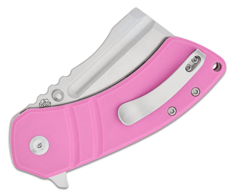 Kansept M+ Korvid Stonewashed 154CM Pink G10 T2030B4U - KNIFESTOCK