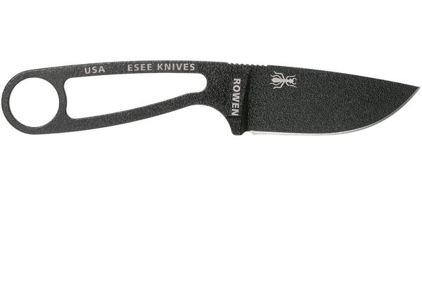 ESEE Izula Noire avec Étui Noir Modèle Signature IZULA-B-SIG - KNIFESTOCK