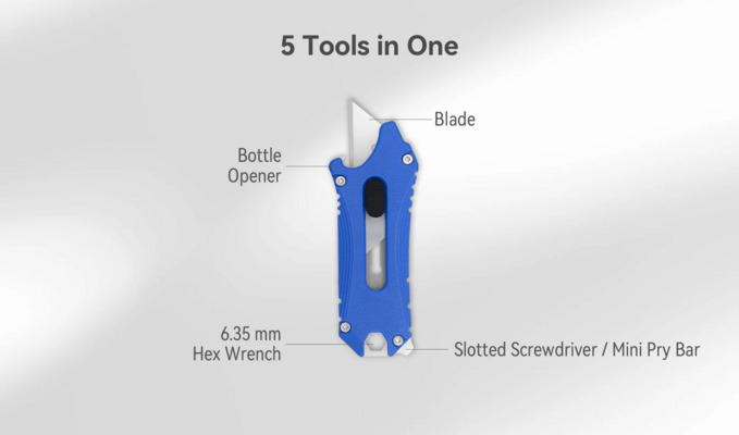 Oknife Otacle SK2 Kompakt multitool G10 Blue  - KNIFESTOCK