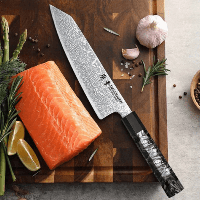 Dellinger Kitchen Chef/Kiritsuke Knife 215 mm Dellinger Carbon Fiber Octagon® - KNIFESTOCK