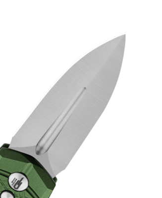 Bestech QUQU 14C28N Satin Aluminum Green Button Lock BG57B-2 - KNIFESTOCK