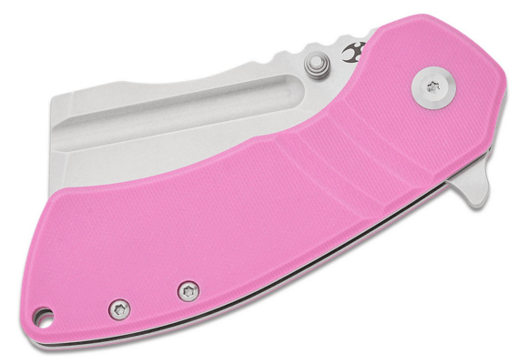 Kansept M+ Korvid Stonewashed 154CM Pink G10 T2030B4U - KNIFESTOCK