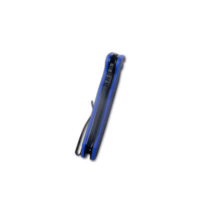 KUBEY Creon Pocket Knife with Button Lock, Black G10 Handle KU336D - KNIFESTOCK