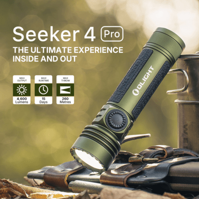Olight Customized 3.6V 5000mAh 21700 Lithium-ion Battery Seeker 4 Pro (OD Green) - KNIFESTOCK