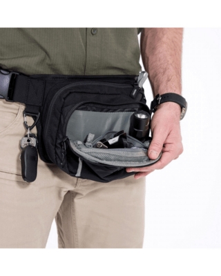 Pentagon Runner Concealment Pouch K17066-01-Black-ONE SIZE - KNIFESTOCK