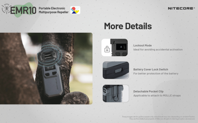 Nitecore EMR10 Multi-purpose Electric Mosquito Repeller - KNIFESTOCK