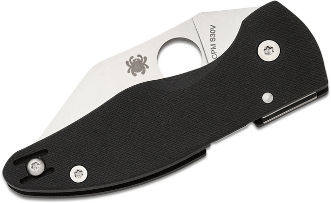 Spyderco MicroJimbo Black G-10 Reveal 13 C264GP - KNIFESTOCK