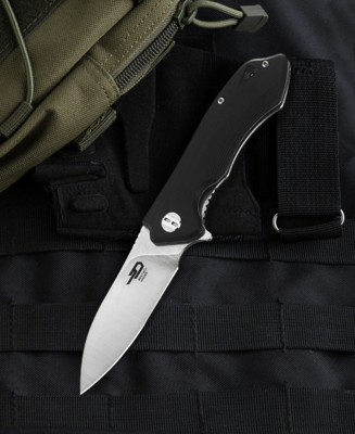 Bestech BELUGA D2, Stonewash+Satin, G10 BG11D-2 - KNIFESTOCK