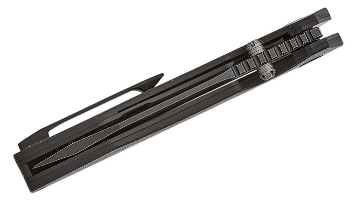 Petrified Fish PFP08 Mocado Black Stonewash K110 White Gmascus &amp; Black G10 PFP08 - KNIFESTOCK