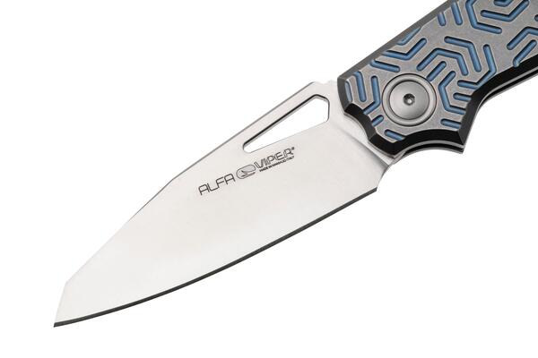 Viper Alfa Coltello chiudibile con blocco a pompa mavanzato con lama wharncliffe in a V6020TI3DBL - KNIFESTOCK