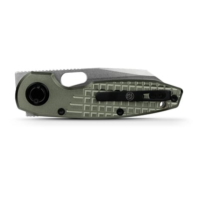 Vosteed Ankylo Elmax Stonewash, Olive Drab Aluminium A1918 - KNIFESTOCK