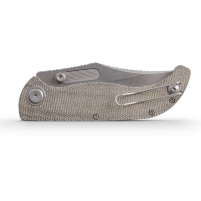 Vosteed Naga S35VN Stonewash Green Norplex UltreX™ Micarta A3902 - KNIFESTOCK