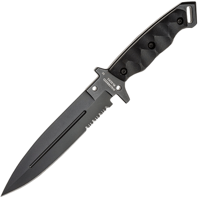 Halfbreed Blades Medium Infantry Knife - Fixed Blade MIK-01PS BLK - K110 - KNIFESTOCK