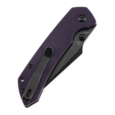 Tenable Knives Fenrir Blackwash 14C28N, Lila G10 - KNIFESTOCK