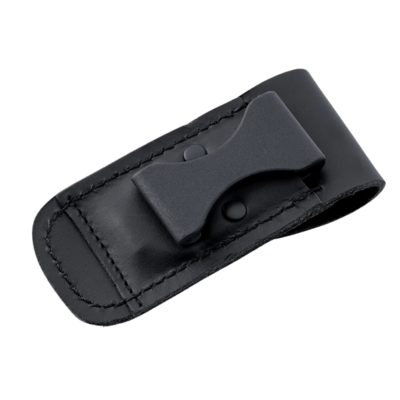 EKA 4&quot; Leather Sheath Black 20020 - KNIFESTOCK
