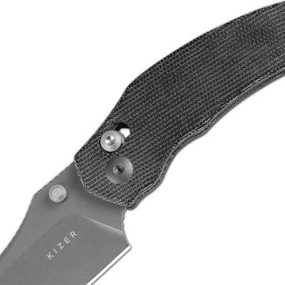 Kizer Mini Bulldog Nitro-V Micarta V3672SA2 - KNIFESTOCK