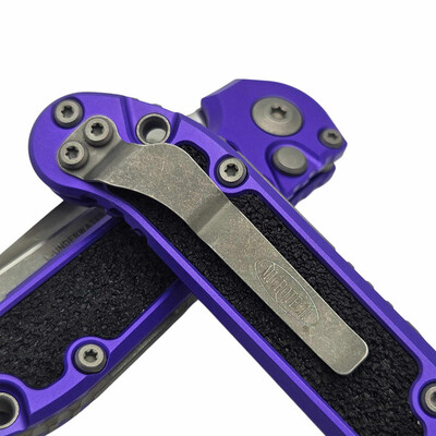 Microtech LUDT GEN III T/E APOCALYPTIC PART SERRATE PURPLE 1136-11APPU - KNIFESTOCK