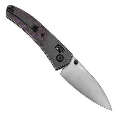 Kansept Dako Mirror DLC CPM S35VN  Blackwash Titanium, Fatcarbon Crosbar lock K1101V3  - KNIFESTOCK
