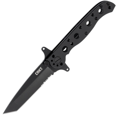 CRKT M16® - 10KSF TANTO BLACK WITH TRIPLE POINT™ SERRATIONS CR-M16-10KSF - KNIFESTOCK