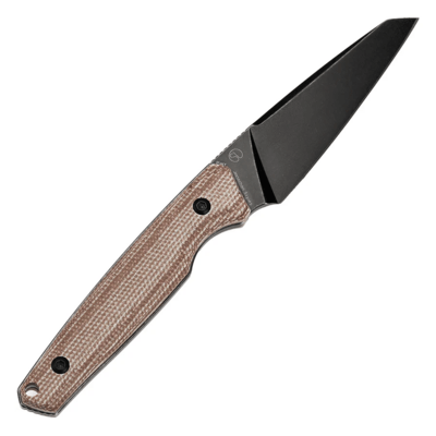 Tenable Knives Parr Blackwash 14C28N Brown Micarta - KNIFESTOCK