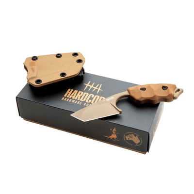 Hardcore Hardware HHA Kompaktní pevná čepel - Tanto LFK-04 - K340-Dark Earth (DE) - KNIFESTOCK