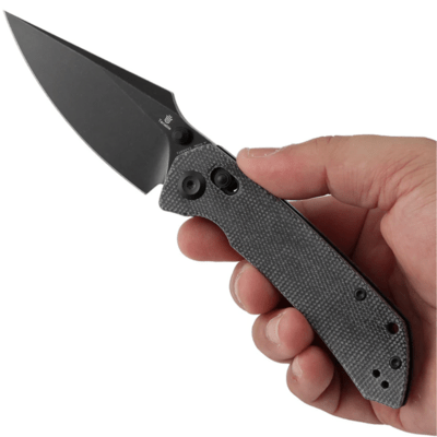 Tenable Knives Fenrir Black Stonewashed Nitro V, Fekete Micarta T1034V3 - KNIFESTOCK