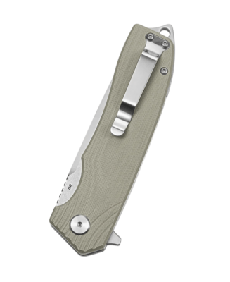 Bestech LION D2, stone wash+satin, Beige G10 BG01C - KNIFESTOCK