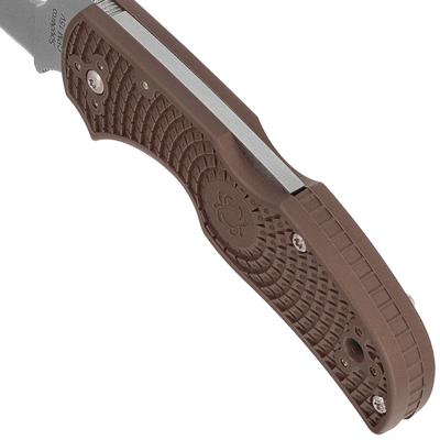 Spyderco Native 5 Lightweight Ruskea CPM 15V SPRINT C41PBN15V5 - KNIFESTOCK