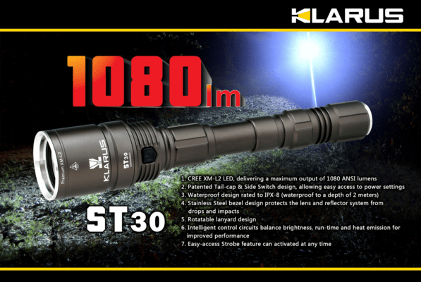 Flashlight ST30 - KNIFESTOCK