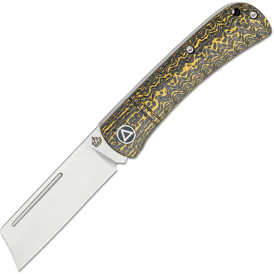 QSP Knife Hedgehog 14C28N , golden CF QS142-C - KNIFESTOCK