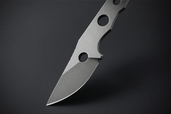 Petrified Fish PFE13Bison Kivipesty 14C28N PFE13W - KNIFESTOCK