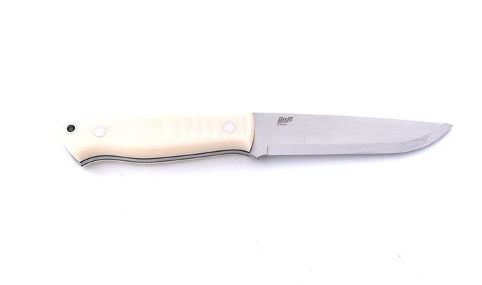 Brisa Trapper 115 - Elfenbein Micarta Elmax Scandi 079-66499-1563 - KNIFESTOCK