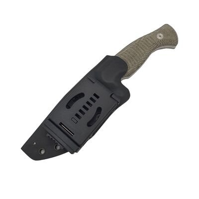 Fox Knives Eastwood Tiger Fixed FX-106 MIOD GUDY VAN POPPEL Design – Niolox/Micarta - KNIFESTOCK