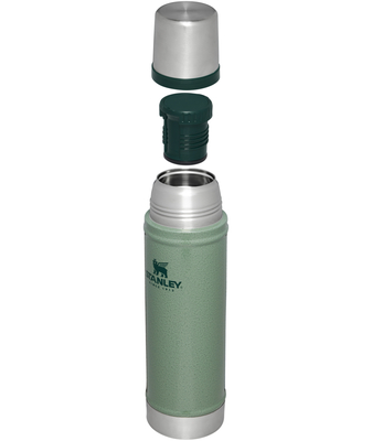 Stanley  termoska The Legendary Classic Bottle 590 ml/20oz Hammertone Green 10-11345-042 - KNIFESTOCK