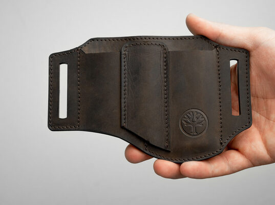 BOKER puzdro Leather Holster ED-Three Brown 09BO296 - KNIFESTOCK