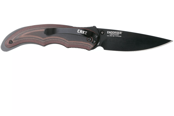 CRKT ENDORSER™ BLACK WITH BLACK BLADE STEEL CR-1105K - KNIFESTOCK