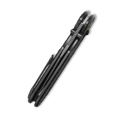 GEO Knife Ethereal Cutter Black DLC M390 Blade Black DLC Ti - KNIFESTOCK