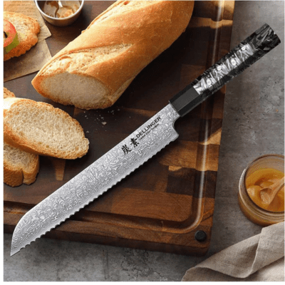 Dellinger Bread Knife Dellinger Carbon Fiber Octagon 215 mm - KNIFESTOCK